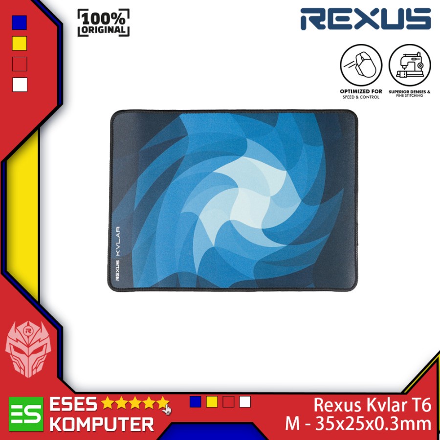 Mousepad Rexus Kvlar T6 Speed Edition Medium - Gaming - Original Rexus