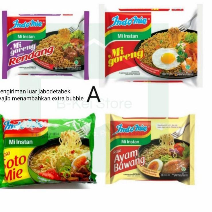 

>D2289) ⭐⭐⭐⭐⭐ Mie Instan Indomie 1 dus 40 pcs campur Goreng + Kuah