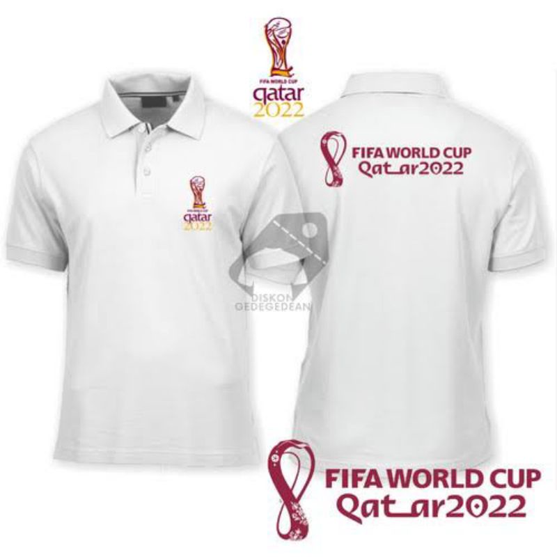 BAJU KAOS POLO SHIRT FIFA WORLD CUP QATAR 2022 #PIALADUNIA #QATAR2022