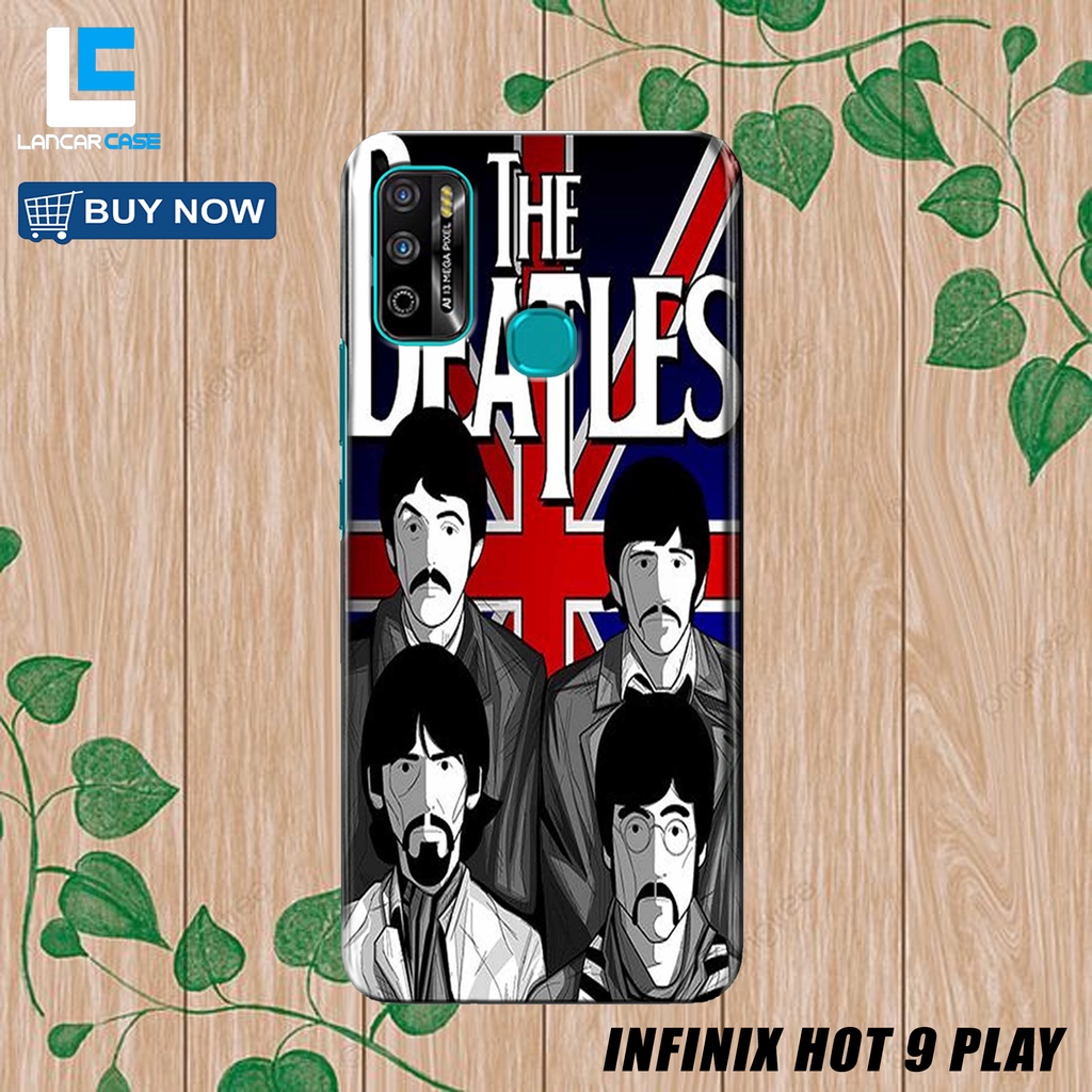 Case Hp Hardcase 3D INFINIX HOT 9 PLAY fullprint Karakter The Beatles Type hp lain dichat [LC-28]