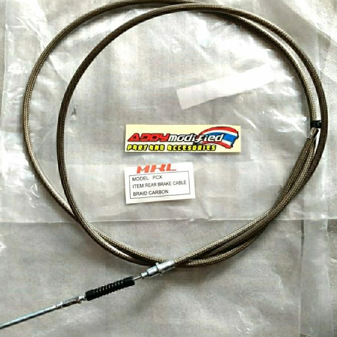 kabel rem belakang PCX CBU carbon silver Thailand