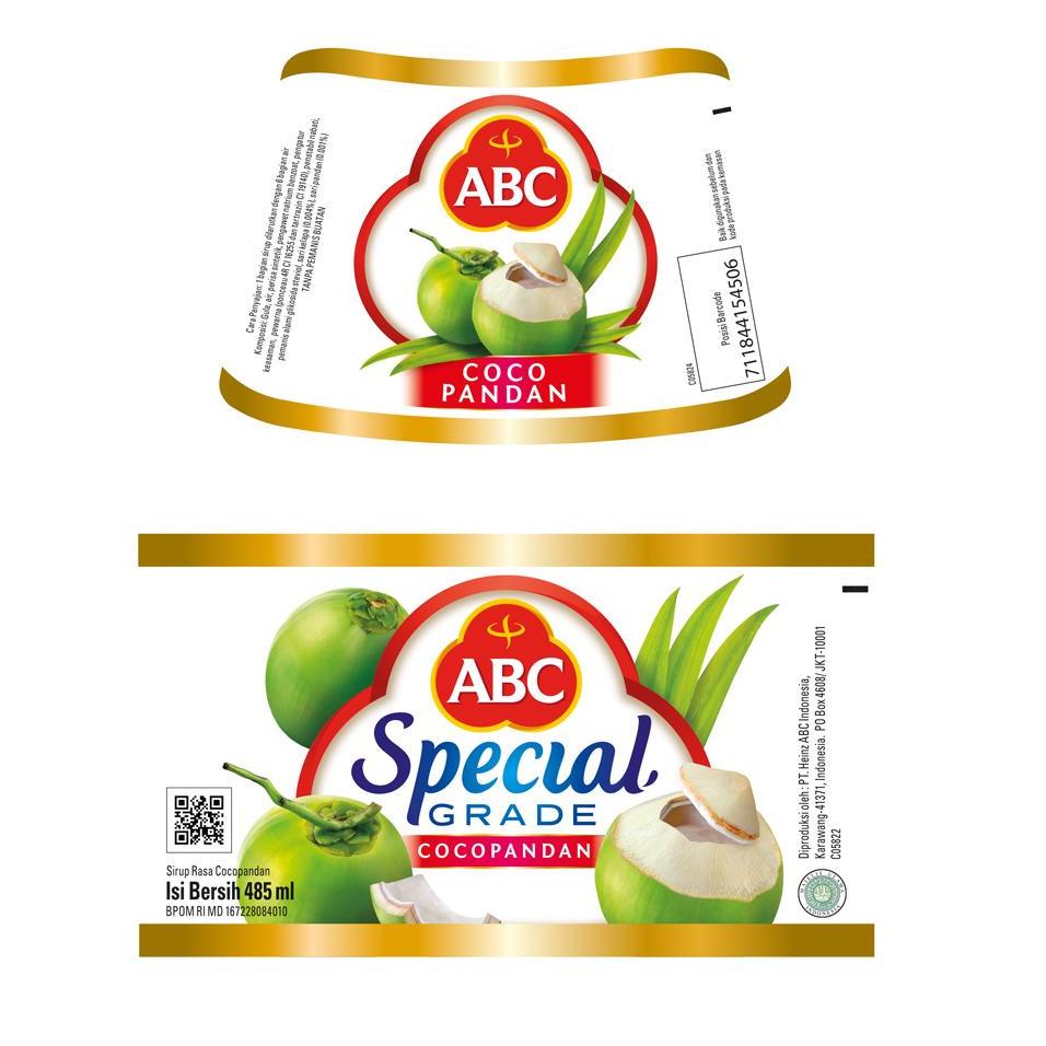 

✡ ABC Sirup Special Grade Cocopandan 485 ml - Multi Pack 6 pcs ◀