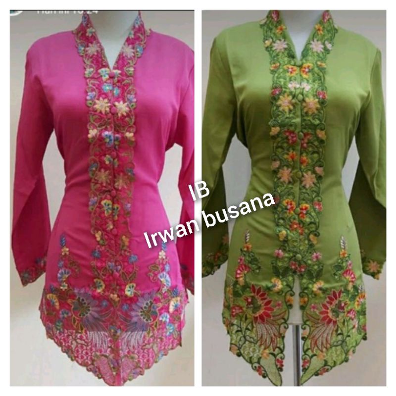 kebaya encim/stelan kebaya modern/rok encim/stelan encim lengan panjang