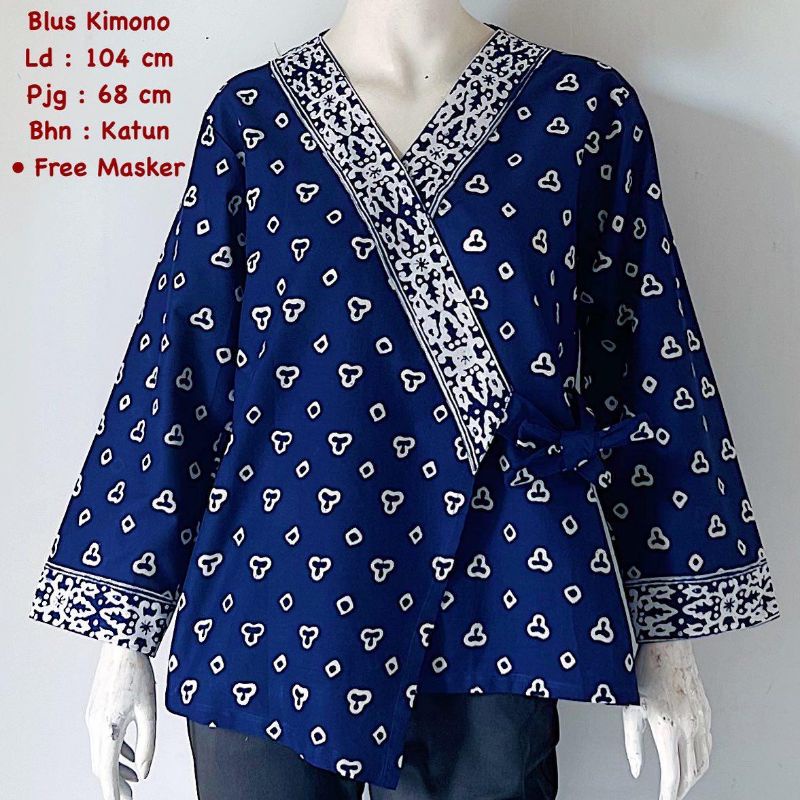 Blus kiimono batik  solo