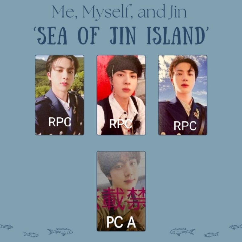 Ready Sharing 8 Photo-folio Jin BTS | Me My Self And Seokjin | Photofolio Photobook | PB