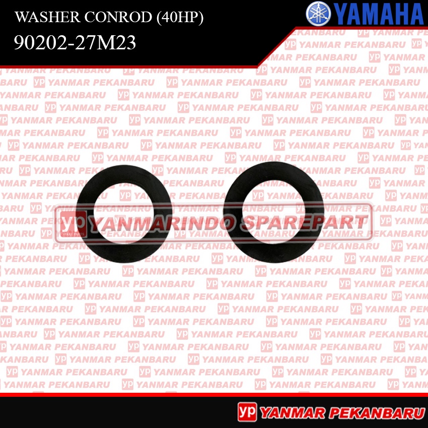 40HP WASHER CONROD 90202-27M23 MESIN TEMPEL YAMAHA SPEED BOAT 40PK ORIGINAL ASLI
