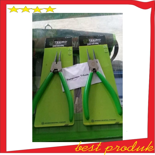 Tang Snap Ring Tekiro 2bh 7 Lurus Buka Tutup Tang Snapring