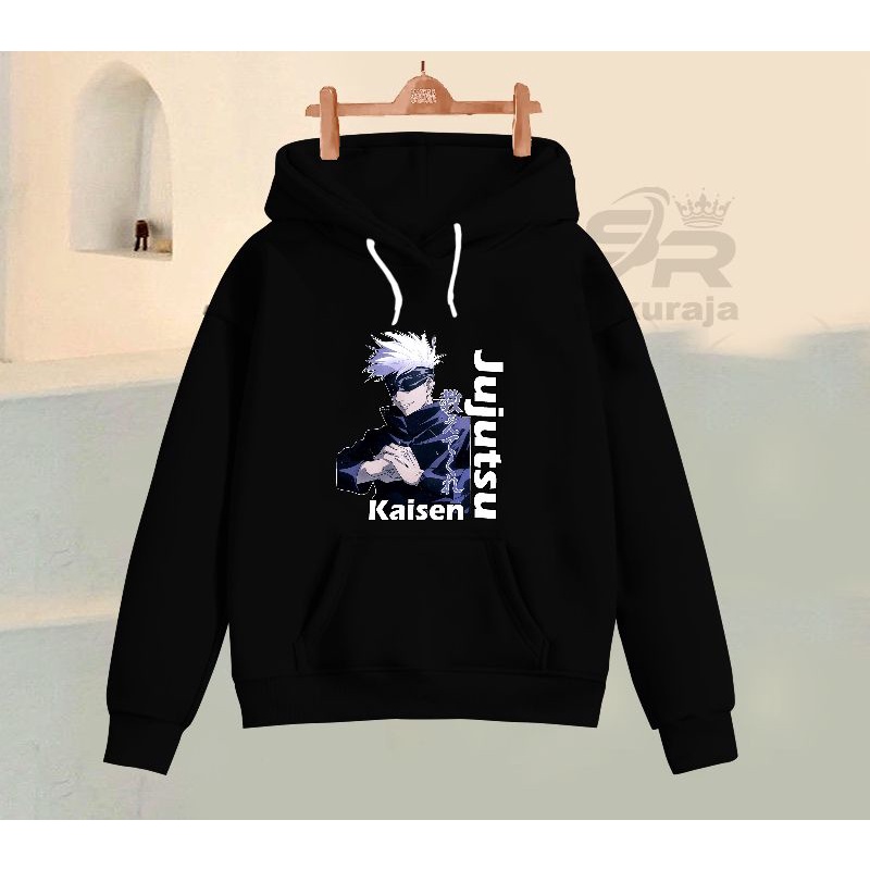sweater hoodie Anak karakter GOJO SATORU JUJUTSU KAISEN /umur 3-16 tahun/bisa COD