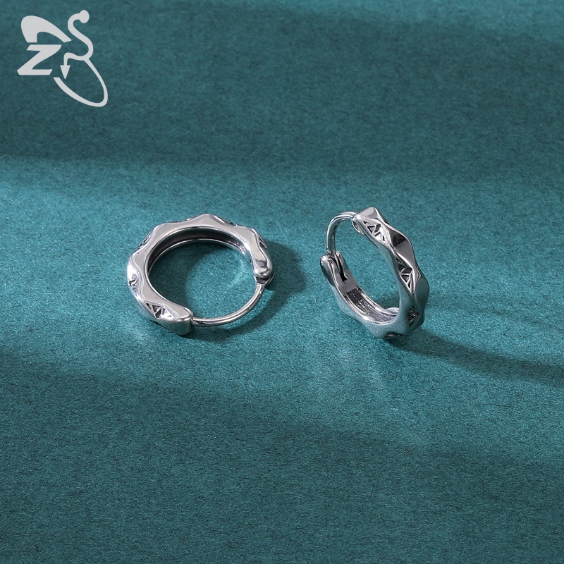 1pasang Unisex Punk Rock Cricle Earring Hip Hop Kecil Putaran Telinga Hoops 316L Stainless Steel Hoop Earrings Gothic Perhiasan