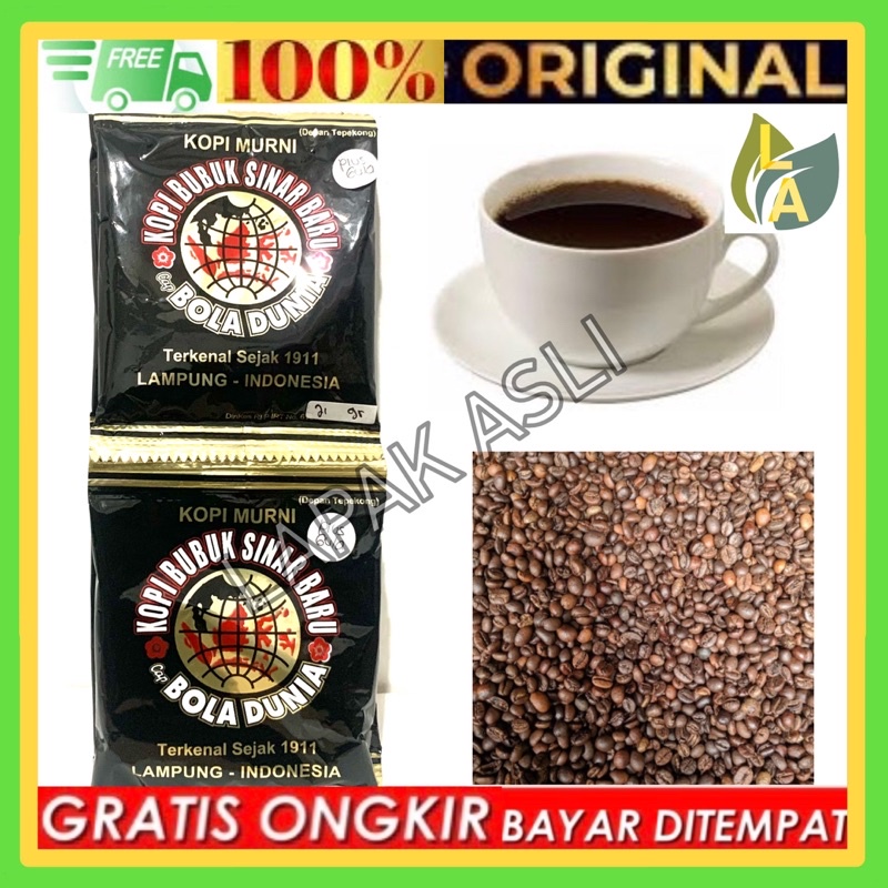 kopi Sachet Sinar Baru Bola Dunia + Gula 21 Gram