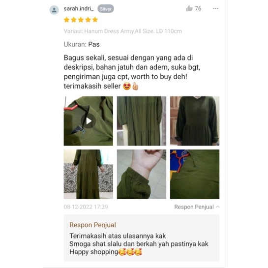 Hanum dress premium /dress polos/ dress busui /dress rayon /homey dress /COD