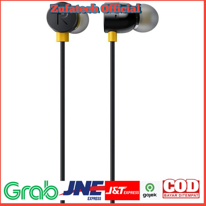 Realme Earphone Earbuds with Mic - RMA101 -Black