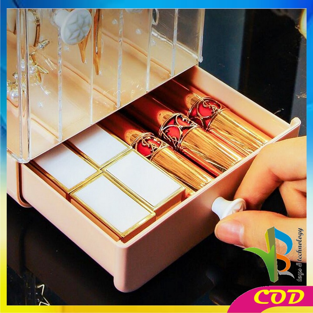 RB-K17 Rak Perhiasan Anti Debu Rak Anting Aksesoris Wanita Acrylic Tempat Penyimpanan Jewelry Box