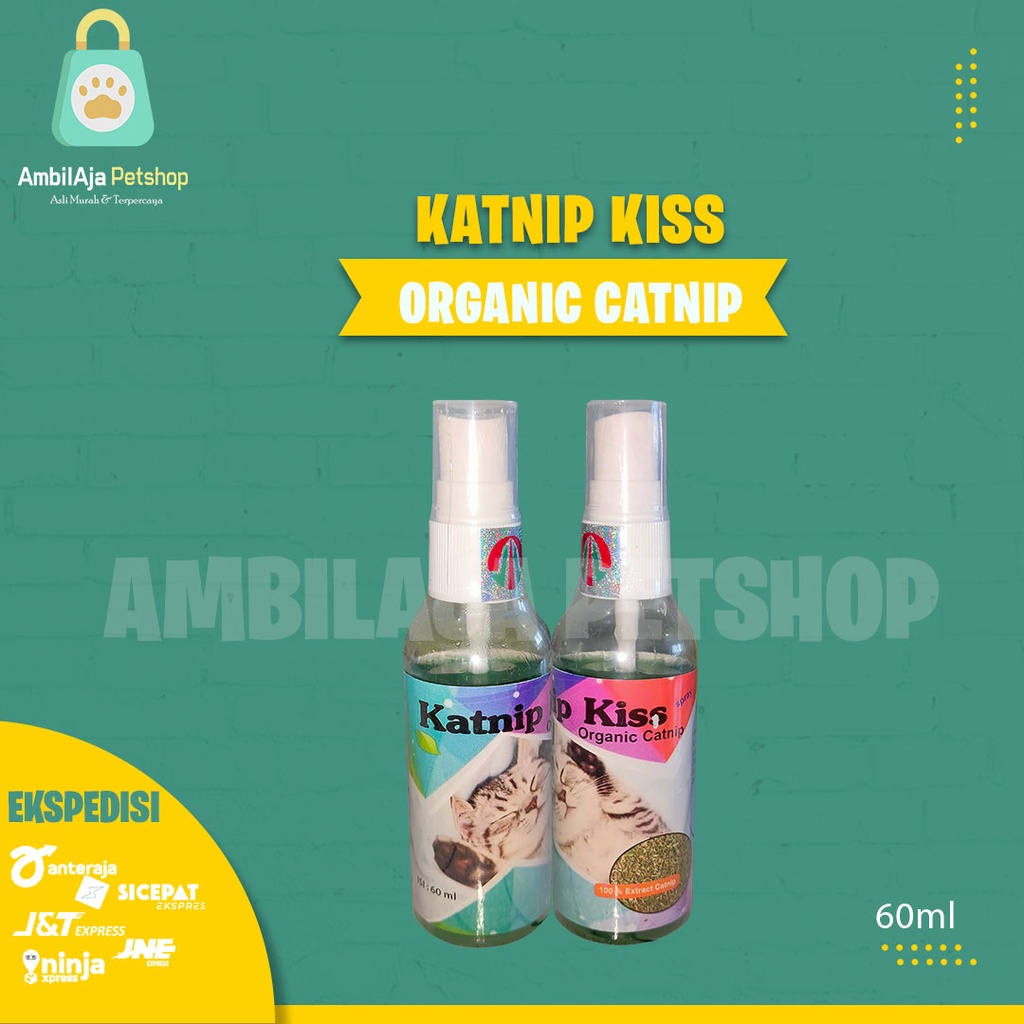 Organic Catnip Spray - Katnip Kiss Penghilang Stress Kucing