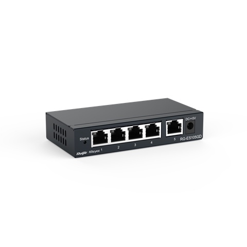 switch hub 5 port besi unmanaged non poe reeye RG-ES 105D