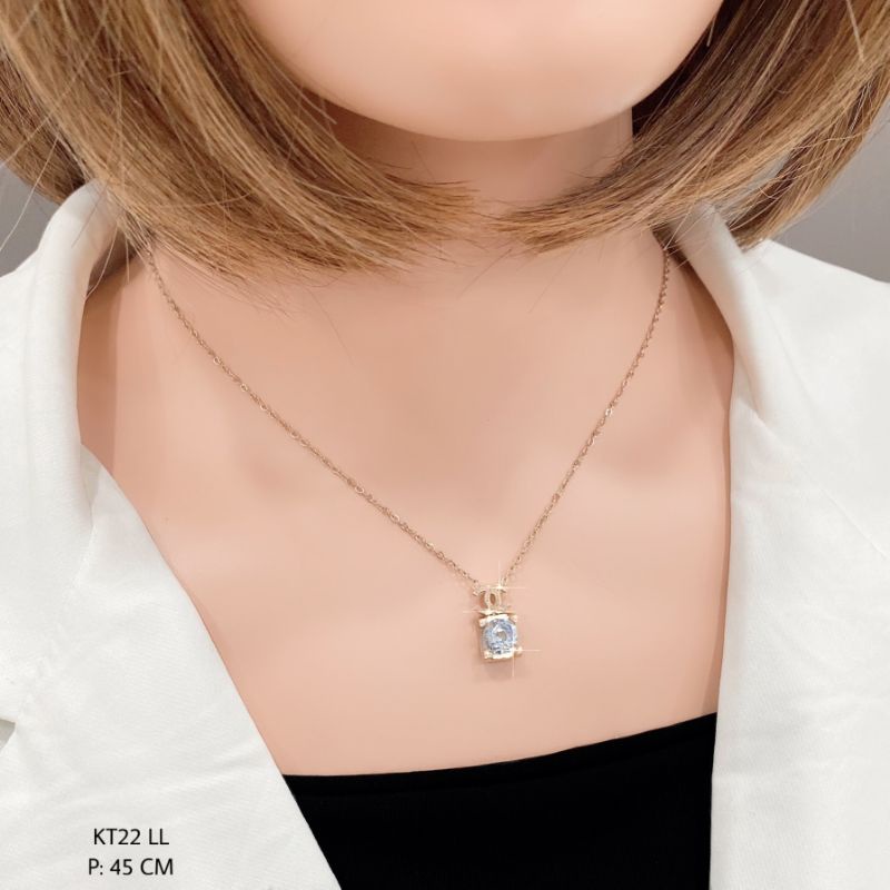 Kalung Titanium Wanita Permata Dewasa KT09-15-22 LL