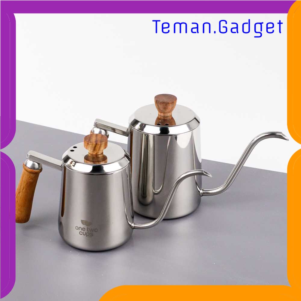 TG - DPR One Two Cups Teko Kopi Teh V60 Pitcher Stainless Steel - C055