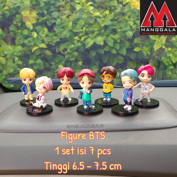 Pajangan Hiasan Mobil Kue Cake Topper Mainan Figure Figurine BTS