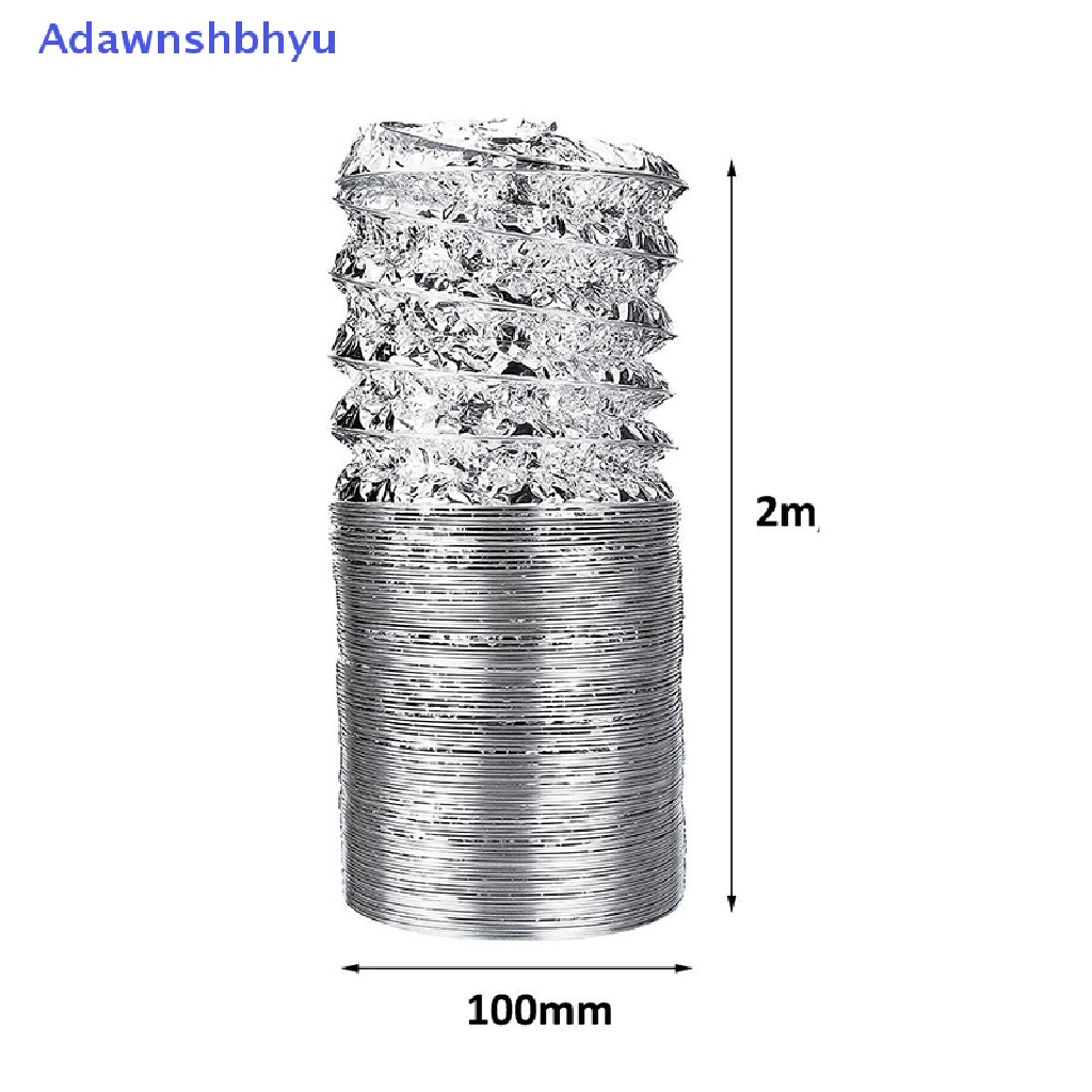 Pipa Ventilator Adhyu 4inch Tabung Aluminium Selang Ventilasi Udara Flexible Exhaust Duct2M ID