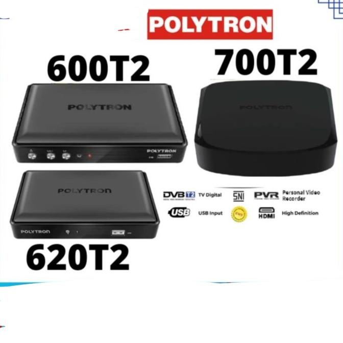 Polytron Set Top Box Pdv 610T2 Dvb T2 Tv L Receiver Stb Siaran Digital Bestsale