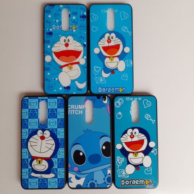 Xiaomi Redmi 8A Case Fuze Karakter Gambar Doraemon Stitch