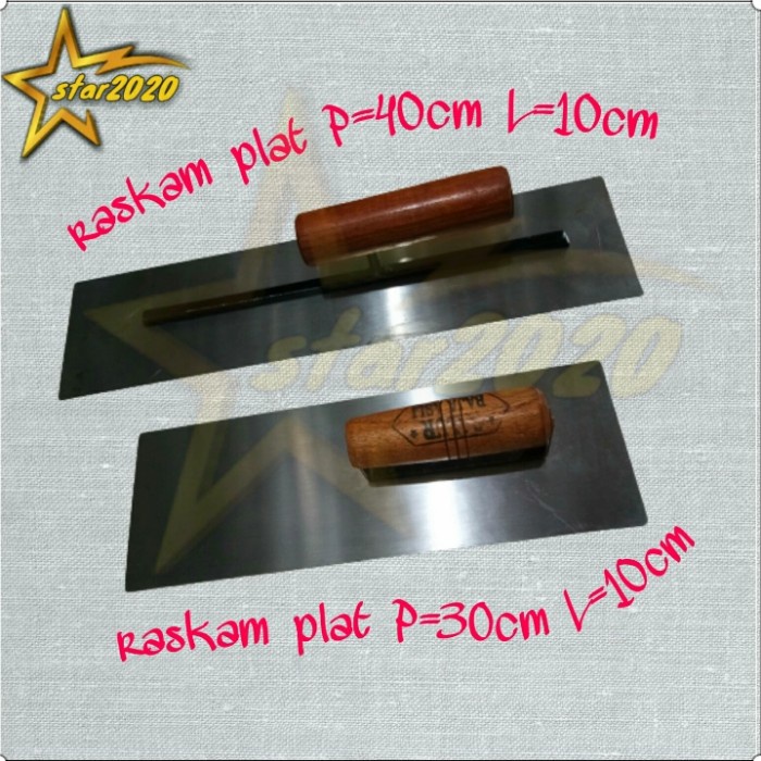 raskam gosokan baja 40cm dan 30cm