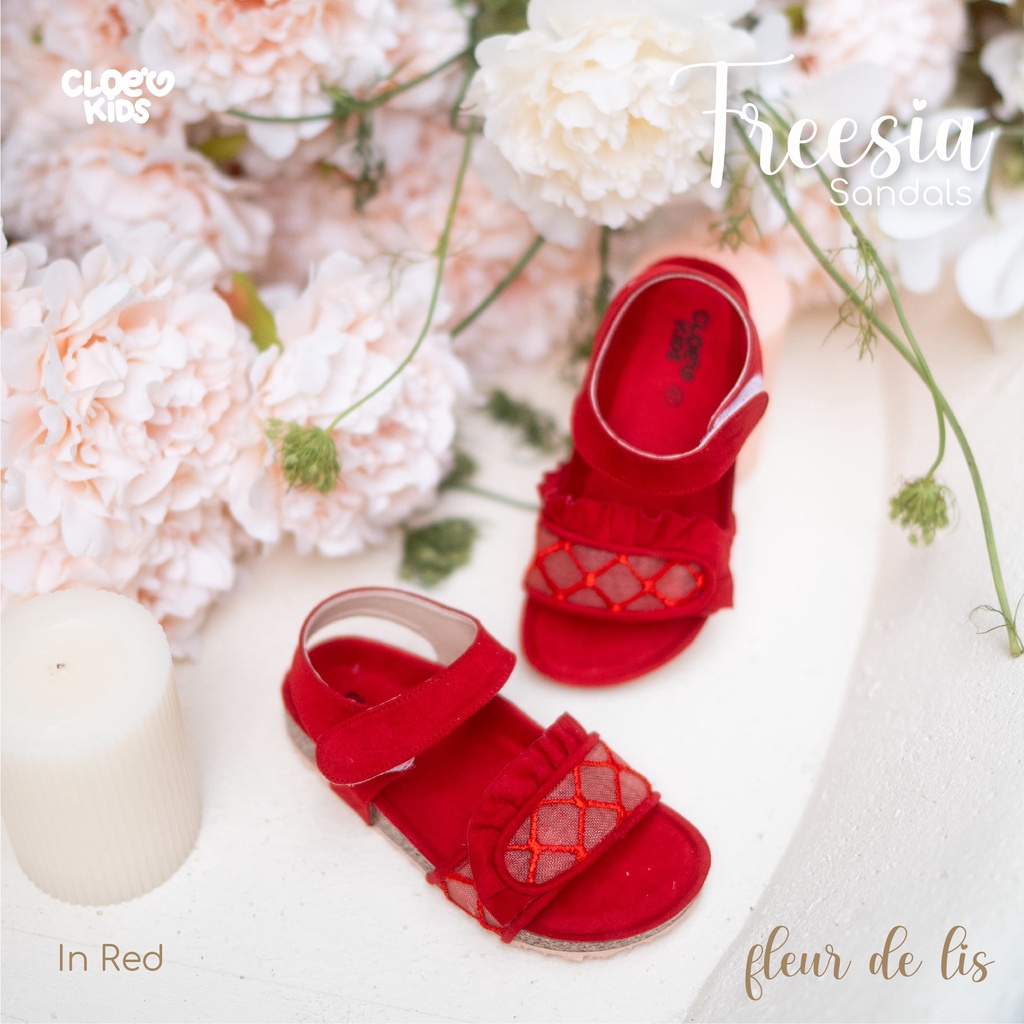 CLOEVKIDS - Sepatu Sandal Anak Freesia Fleur De Lis