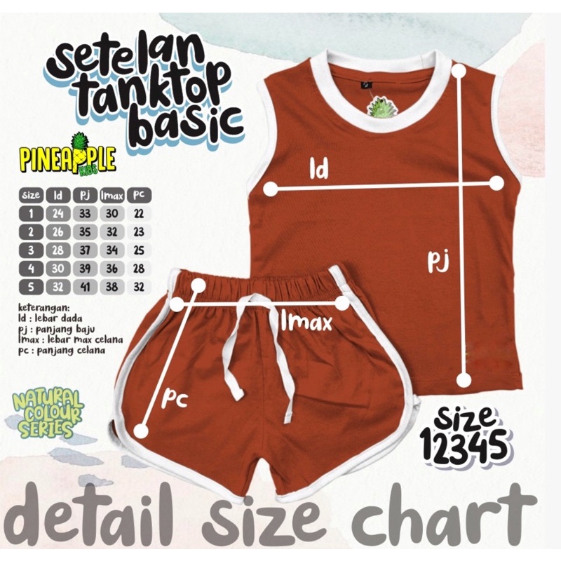 SETELAN TANKTOP BASIC ANAK