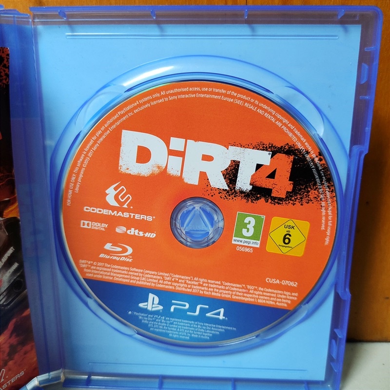 Dirt 4 PS4 Kaset Dirt 4 PS4 Balapan Mobil Rally Playstation PS 4 5 CD BD Game Games Balap car racing race relly dirt5 dirt 5 2.0 2 20 2022 2021 2020 21 22 nfs wrc 10 9 11 world champions championship Dirt4 ps5 ralli rali balap off road offroad original