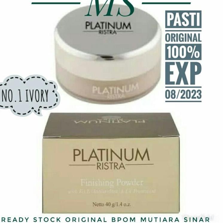 (S5)U✉) Ristra Platinum Finishing Powder No.1 Ivory/Bedak Tabur top produk