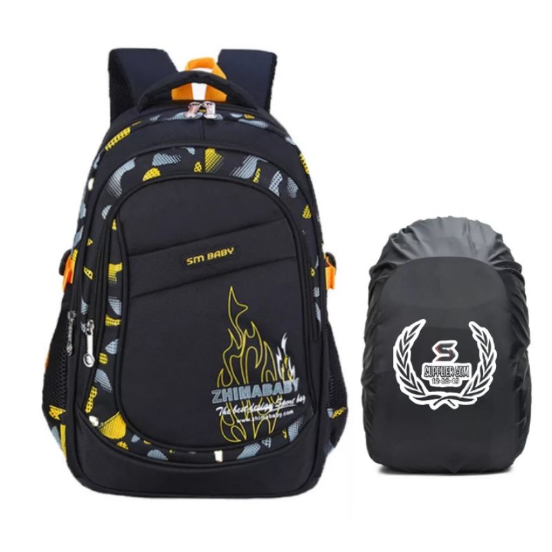 Suppliercom_Tas Sekolah Anak Laki Laki Sd Smp Sma Backpack Ransel Cowok Cewek Backpack Sekolah Kuliah Kerja