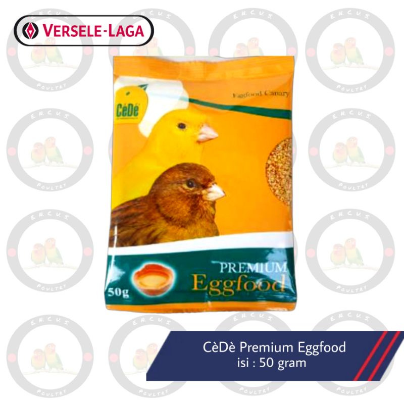 Jual CEDE PREMIUM EGG FOOD Sachet 50 gram PAKAN BURUNG KENARI LOVEBIRD PARKIT FINCH Shopee