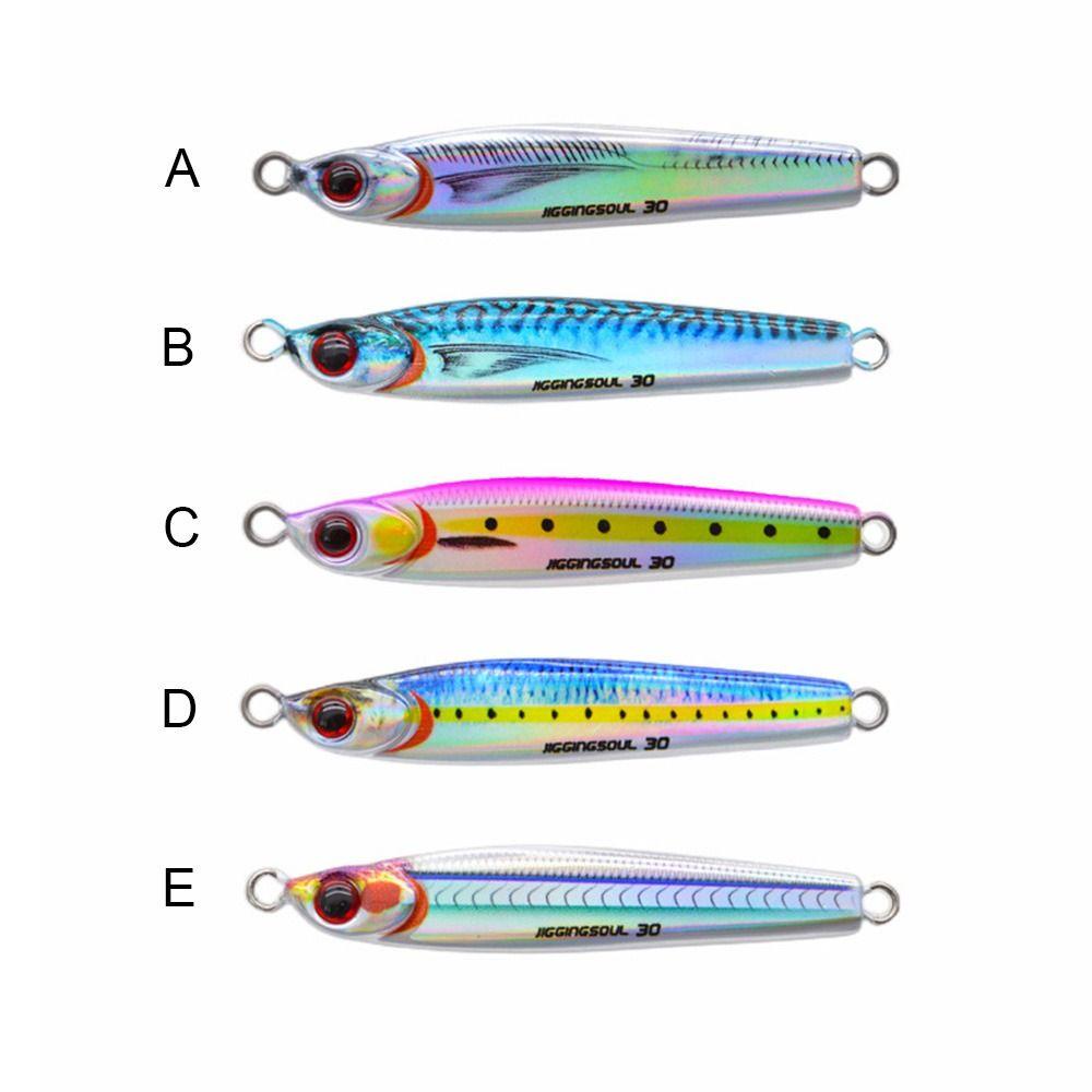Preva Metal Fishing Lure Tenggelam 30g 40g Ikan Kecil Spinning Baits Spanyol