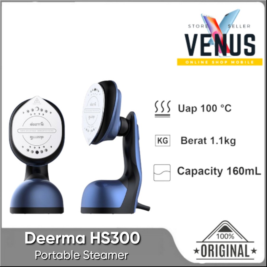 Deerma HS300 steamer Setrika uap multifunctional Steam Iron garment