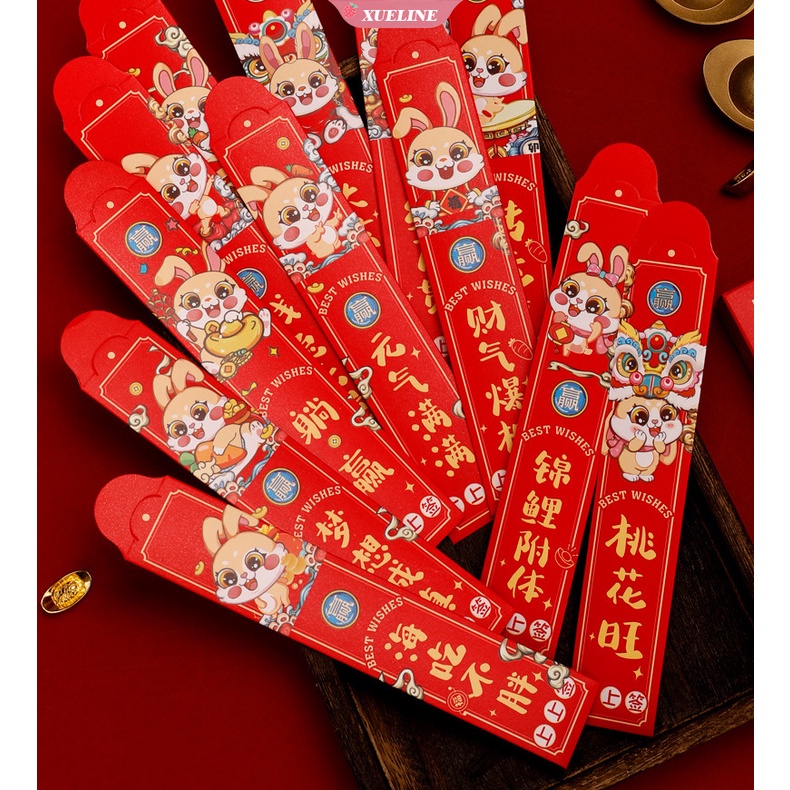 2023thn blind box draw type red packet bag rabbit New creative Chinese New Year wedding pressure money Paket Merah [ZXL]