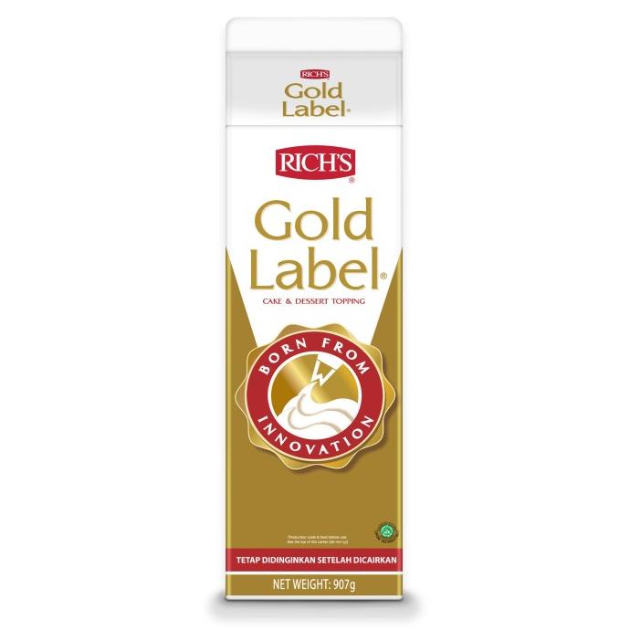 

Rich's Gold label whipped cream TERLARIS TERPERCAYA ORIGINAL