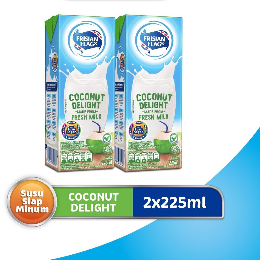 

ノ Frisian Flag Susu UHT Coconut Delight 2 x 225 ml .....