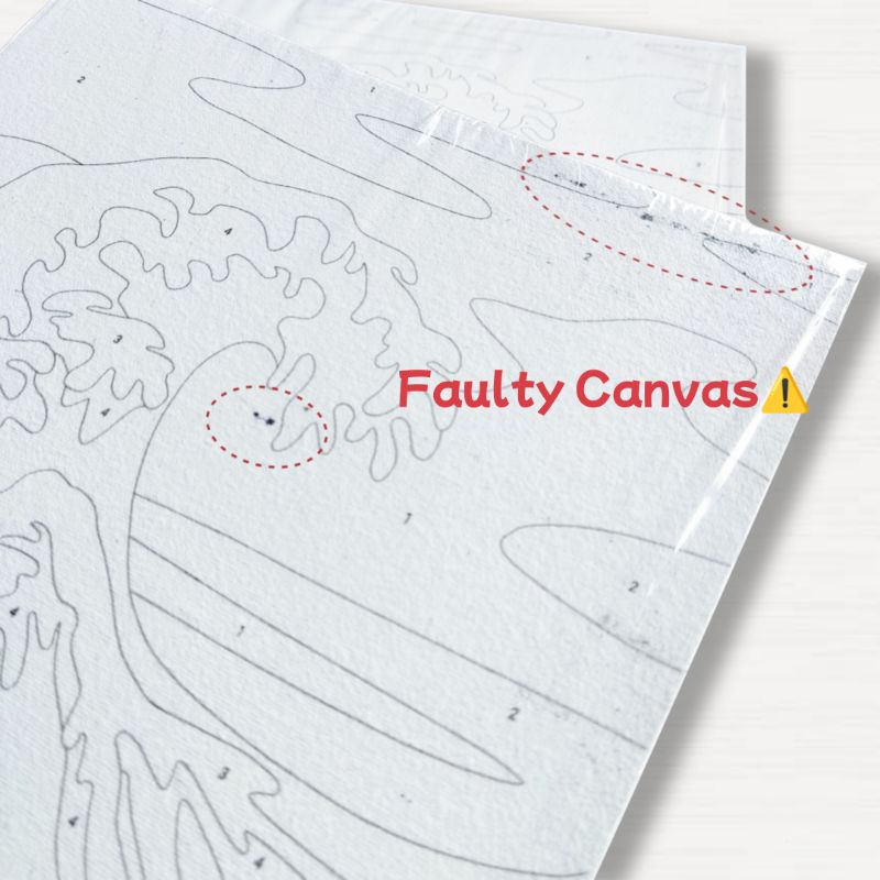 

⛔Faulty Product⛔ Sale (Canvas Rejects) - Paint by Numbers 50x40cm All Variations