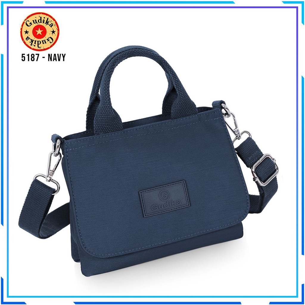 BIG PROMO GUDIKA Bag 5187 - Tas Fashion Branded Ori Selempang bahu Cewek Kekinian Wanita Import Korea Original Terbaru Bahan Nilon Anti Air Waterproof