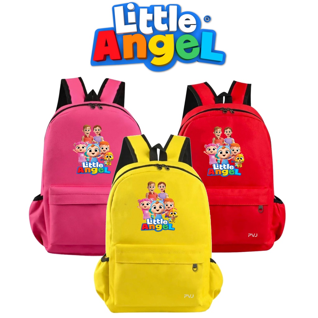 PVJ - Tas Ransel Anak Sekolah Dasar Motif Kartun Little Anggel