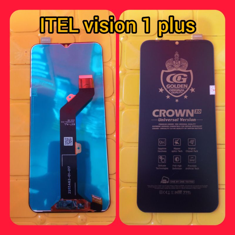 lcd touchsreen ts fulset itel vision 1 plus
