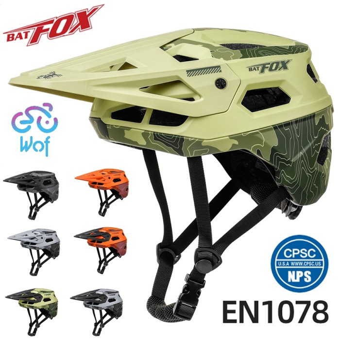 BATFOX LA302-102 Helm Sepeda Gunung XC AM Enduro MTB Downhill Helmet Bike LA102