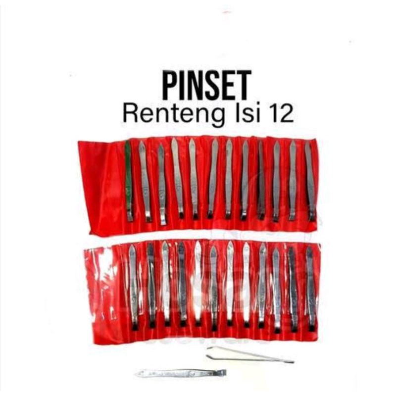 PINSET STAINLESS STEEL SERBAGUNA 1 SET ISI 12