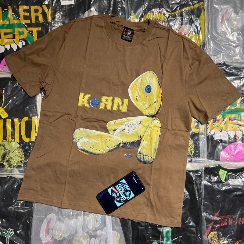 KORN KAOS COKLAT GIANT TEE JAYS