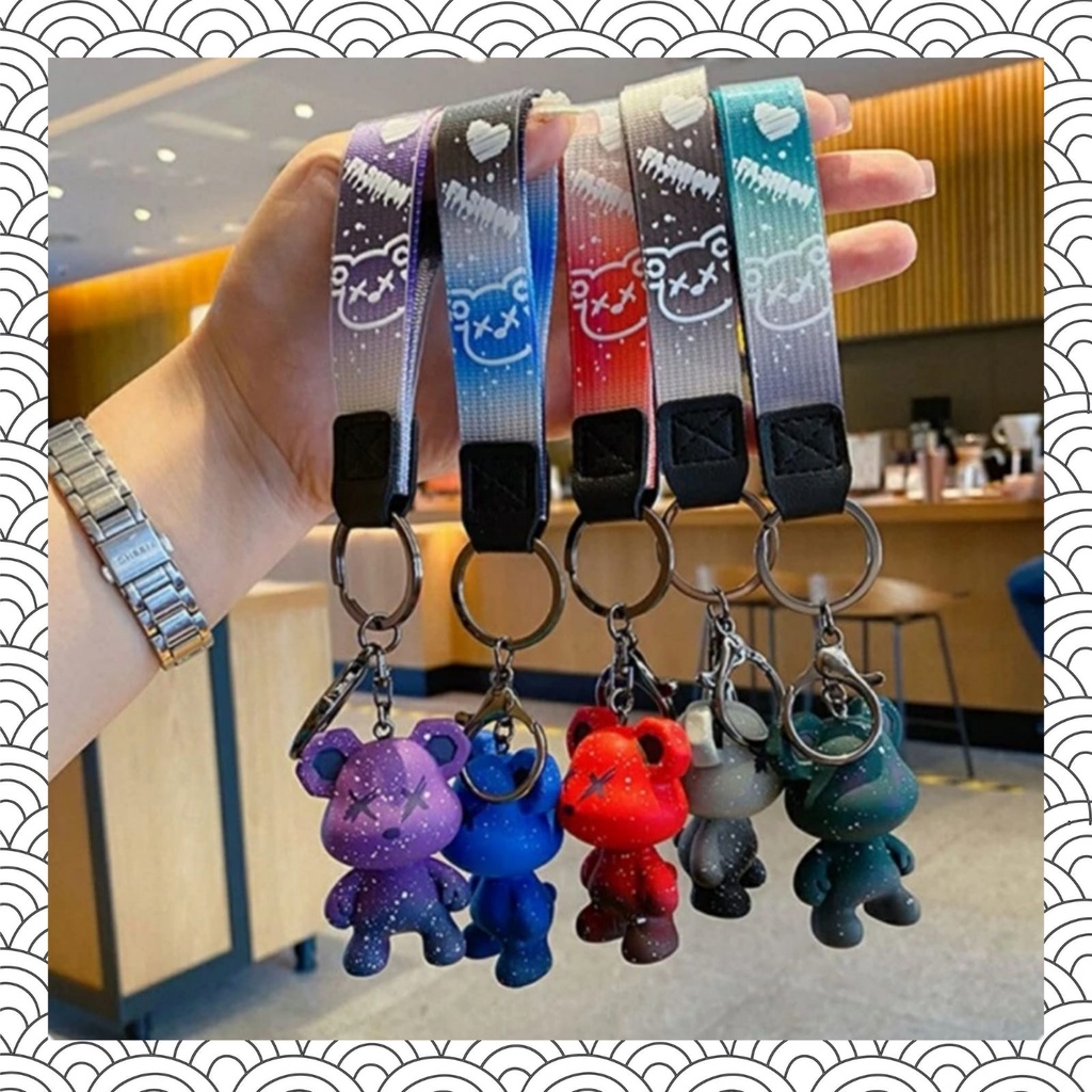 Gantungan Kunci Motor Mobil Cantolan Tas Impor 20 Beruang Unik Lucu Murah