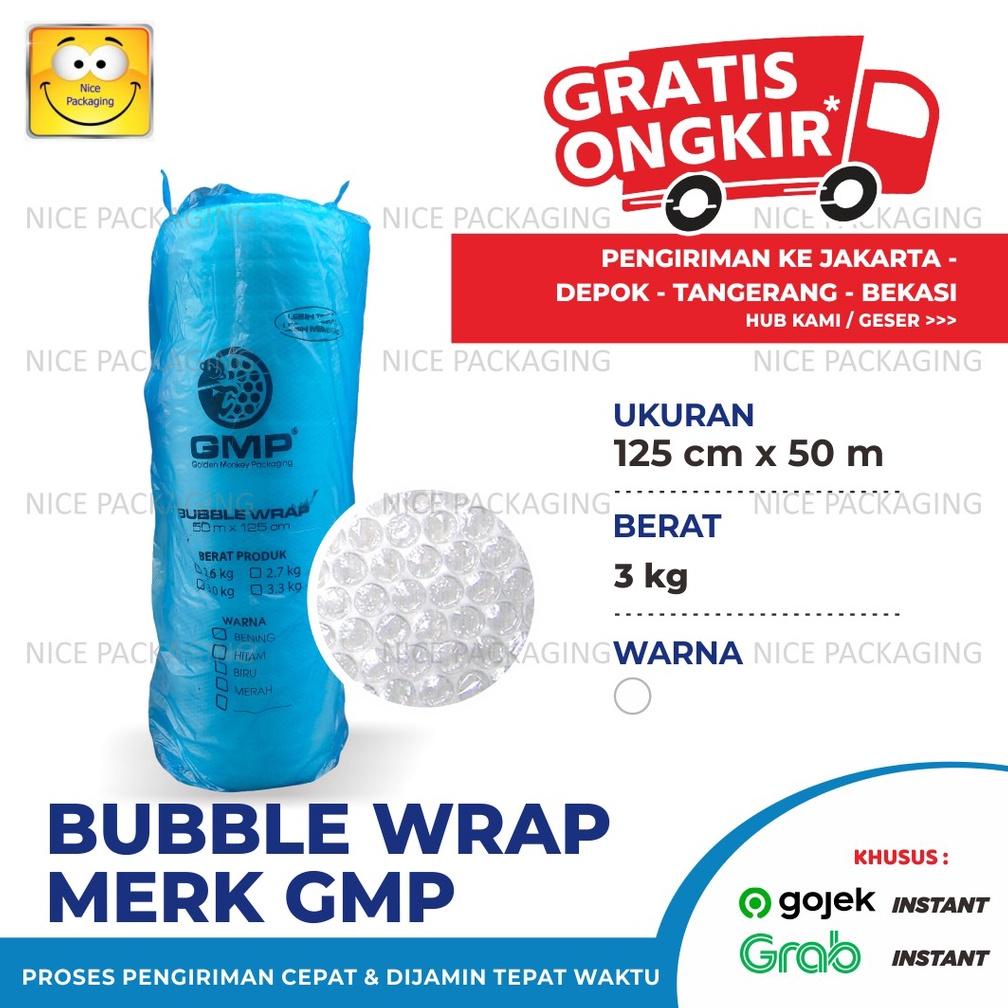 

BISA COD [GMP 3Kg] Plastik bubble bening uk125cm x 50Mtr
