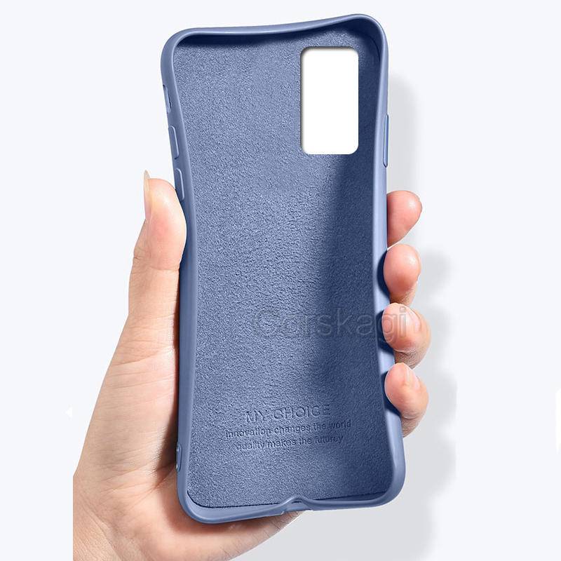 Cover Case Silikon Cair Lembut Original Untuk Redmi Note8 8A 8T 10 10s 10C 11 Pro Plus 5G