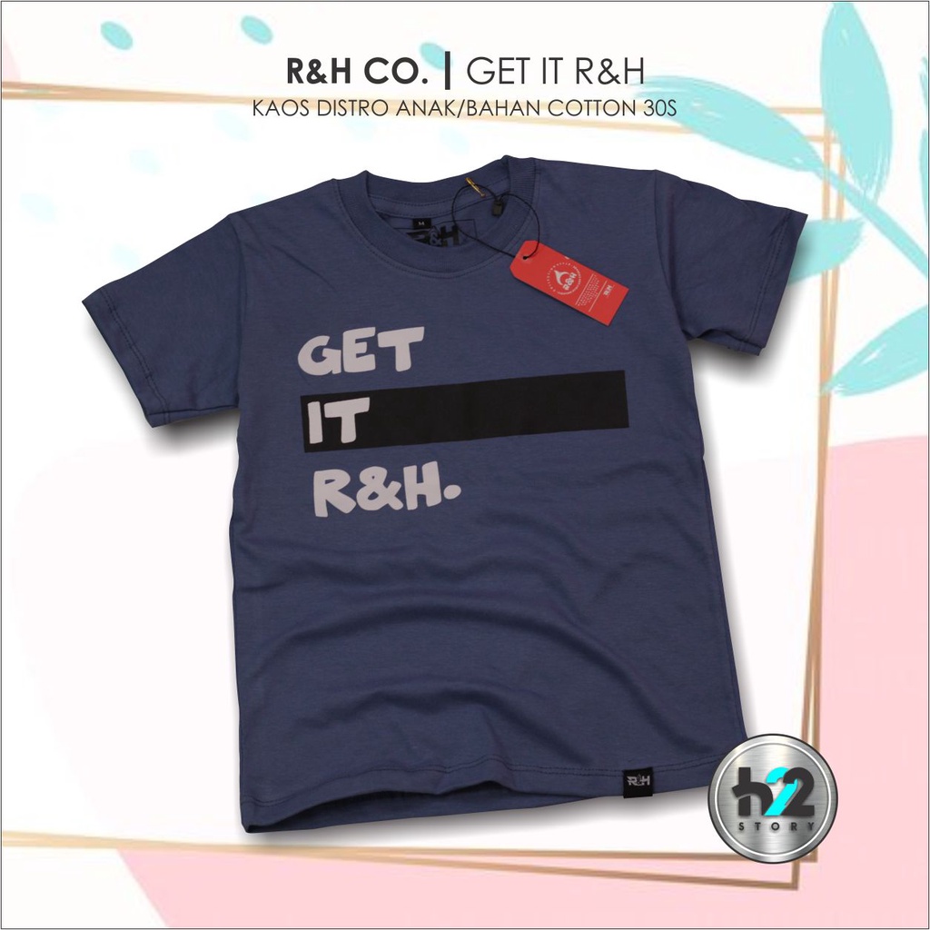 Kaos Anak Distro Baju Anak Distro Bahan Cotton 30S  Kekinian By H22Story