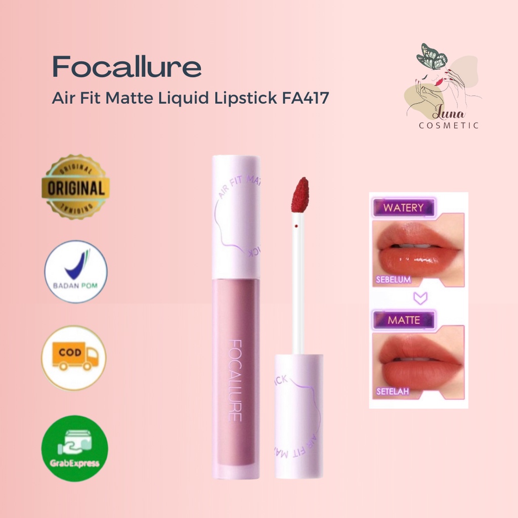 FOCALLURE Air Fit Matte Liquid Lipstick FA417