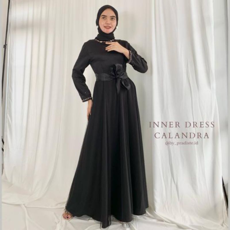 INNER DRESS CALANDRA / SIMPLE DRESS / DRESS KONDANGAN / PRADISTE / BRIDESMAID